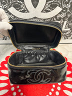 Chanel Vanity Handbag Black — view 9