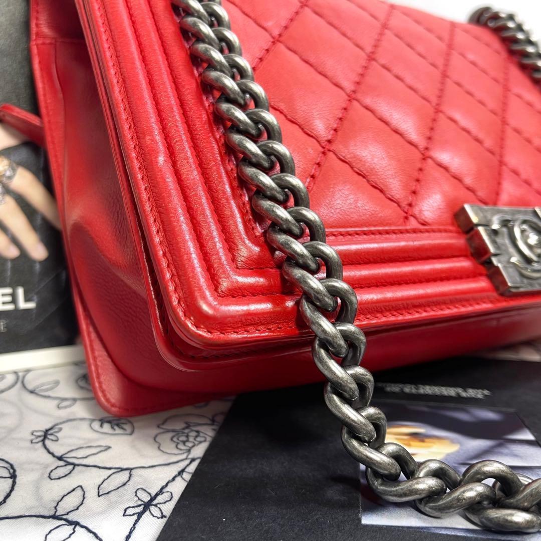 Chanel Boy Quilted Chain Shoulder Bag — view 4