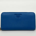 Prada Slightly Saffiano Zip Around Wallet Round — view 2