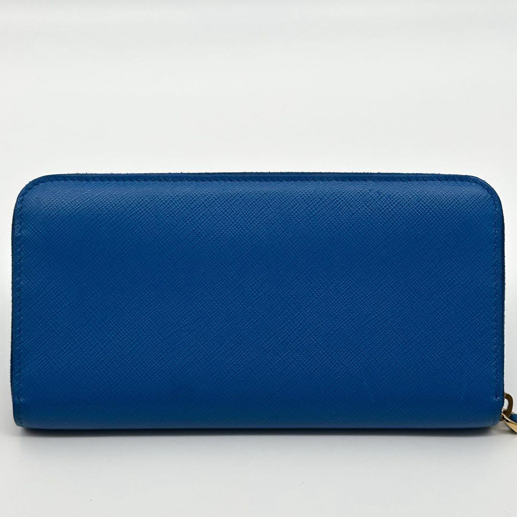 Prada Slightly Saffiano Zip Around Wallet Round — view 3