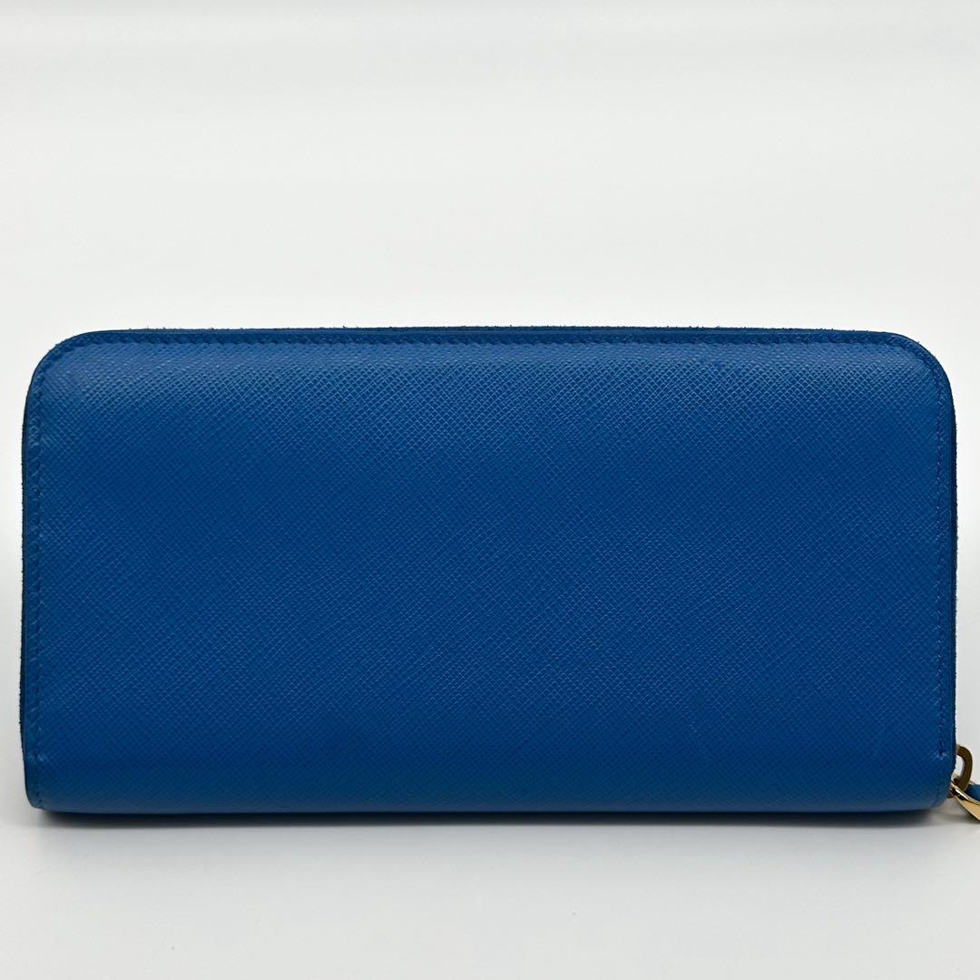 Prada Slightly Saffiano Zip Around Wallet Round — view 3