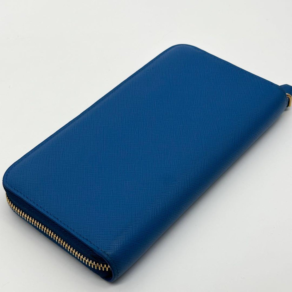 Prada Slightly Saffiano Zip Around Wallet Round — view 5