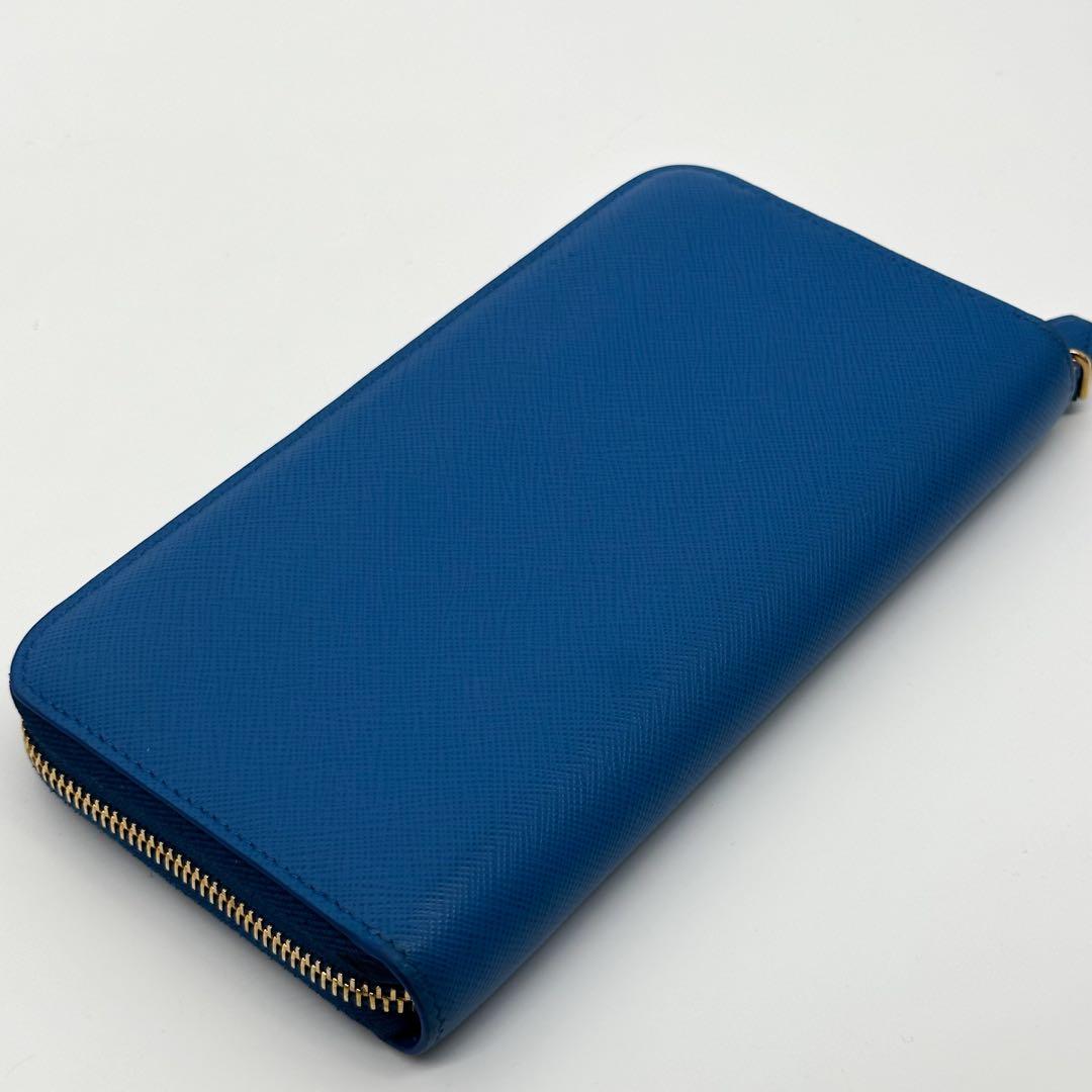 Prada Slightly Saffiano Zip Around Wallet Round — view 5