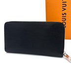 Louis Vuitton Epi Zippy Wallet Noir Black — view 2