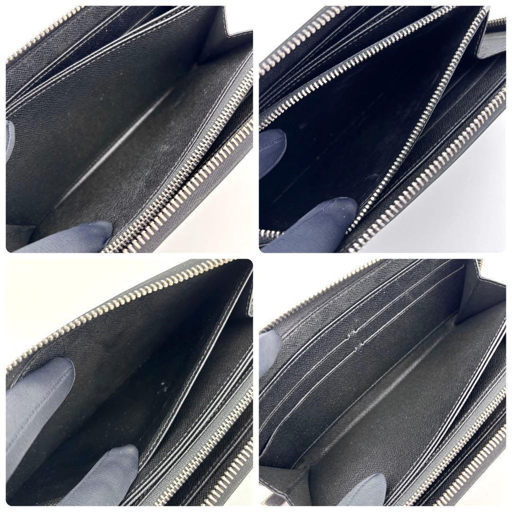 Louis Vuitton Epi Zippy Wallet Noir Black — view 5