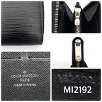 Louis Vuitton Epi Zippy Wallet Noir Black — view 9