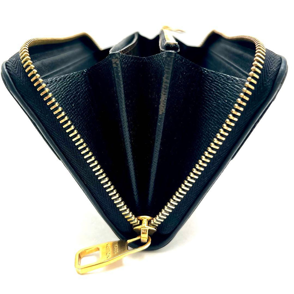 Louis Vuitton Monogram Retiro Zippy Wallet Black — view 4
