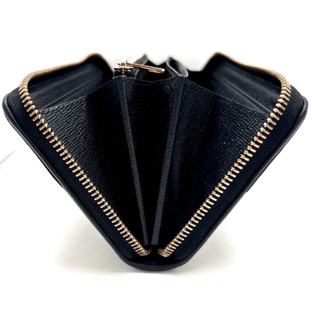 Louis Vuitton Monogram Retiro Zippy Wallet Black — view 5