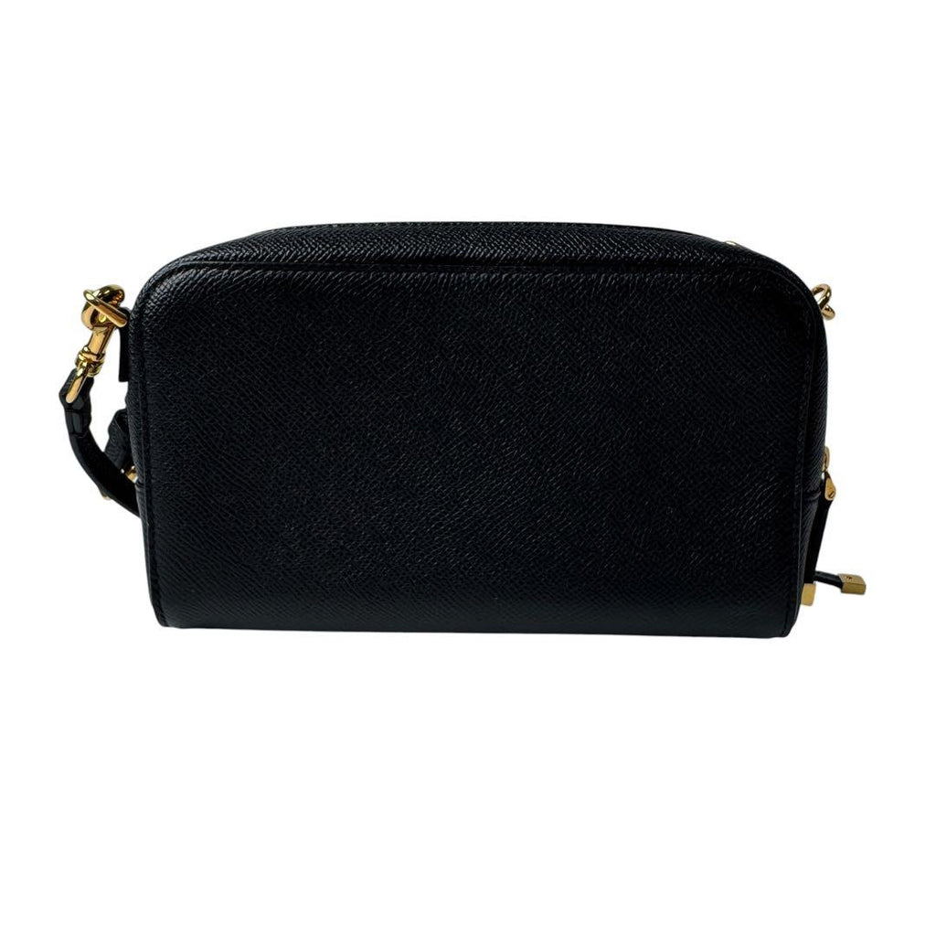 Dior Caro Double Pouch Black Shoulder Bag Leather CD — view 3