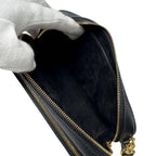 Dior Caro Double Pouch Black Shoulder Bag Leather CD — view 7