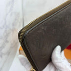 Louis Vuitton Monogram Empreinte Zippy Wallet Light Brown — view 7