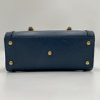 Gucci Bamboo Diana Leather 2-Way Navy Shoulder Bag — view 8