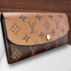 Louis Vuitton Monogram Reverse Portefeuille Emily Wallet