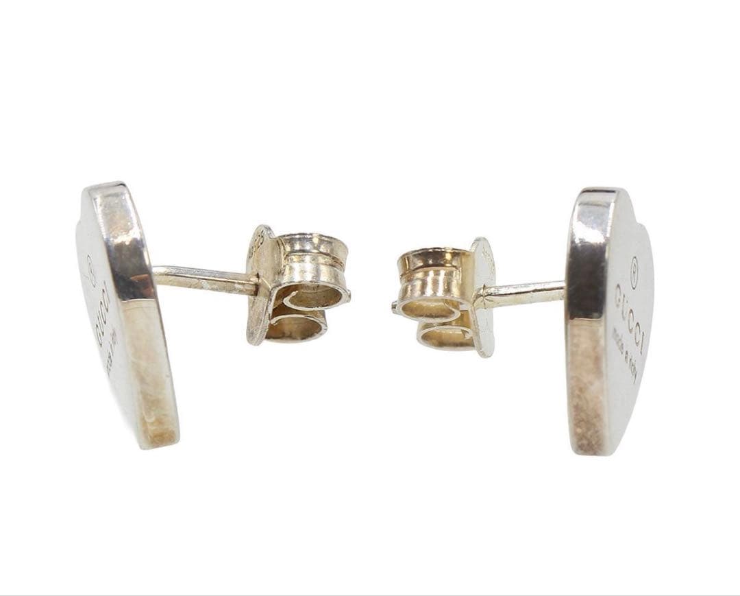 Gucci Heart Logo Earrings — view 4