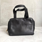 Loewe Anagram Logo Handbag Leather Black