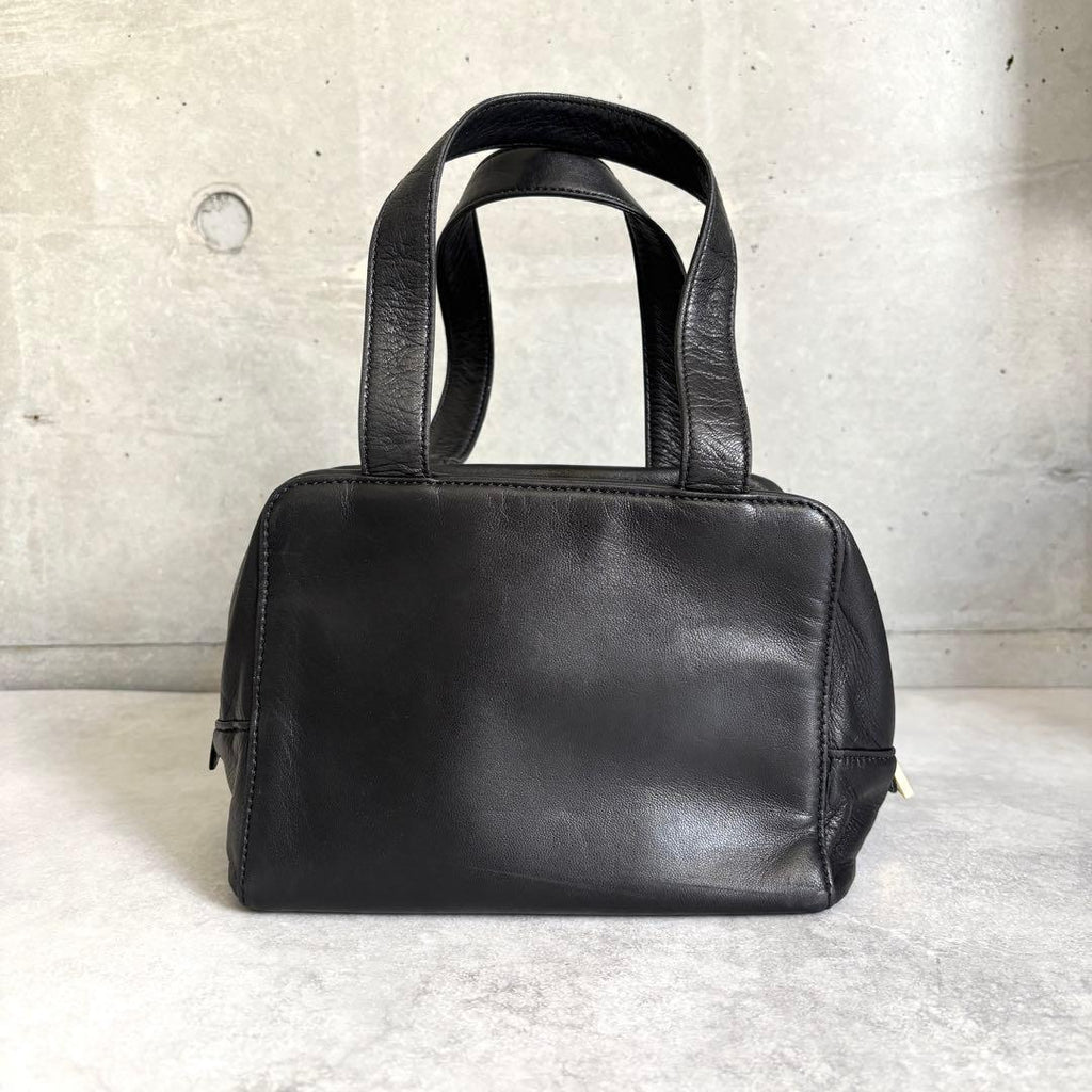 Loewe Anagram Logo Handbag Leather Black — view 3