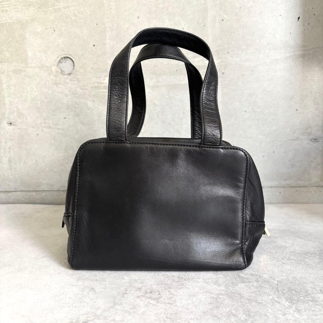 Loewe Anagram Logo Handbag Leather Black — view 3
