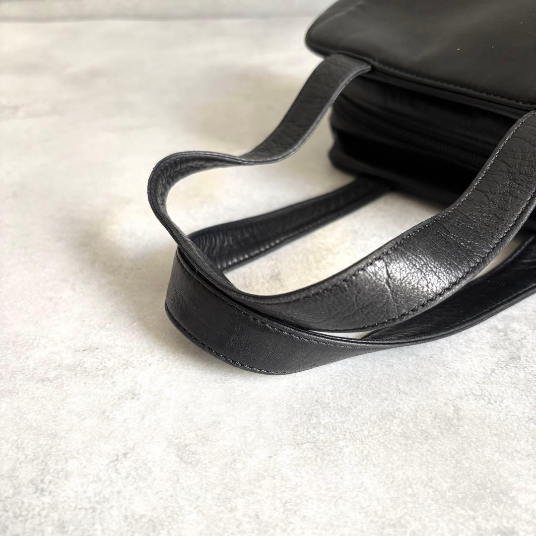 Loewe Anagram Logo Handbag Leather Black — view 7