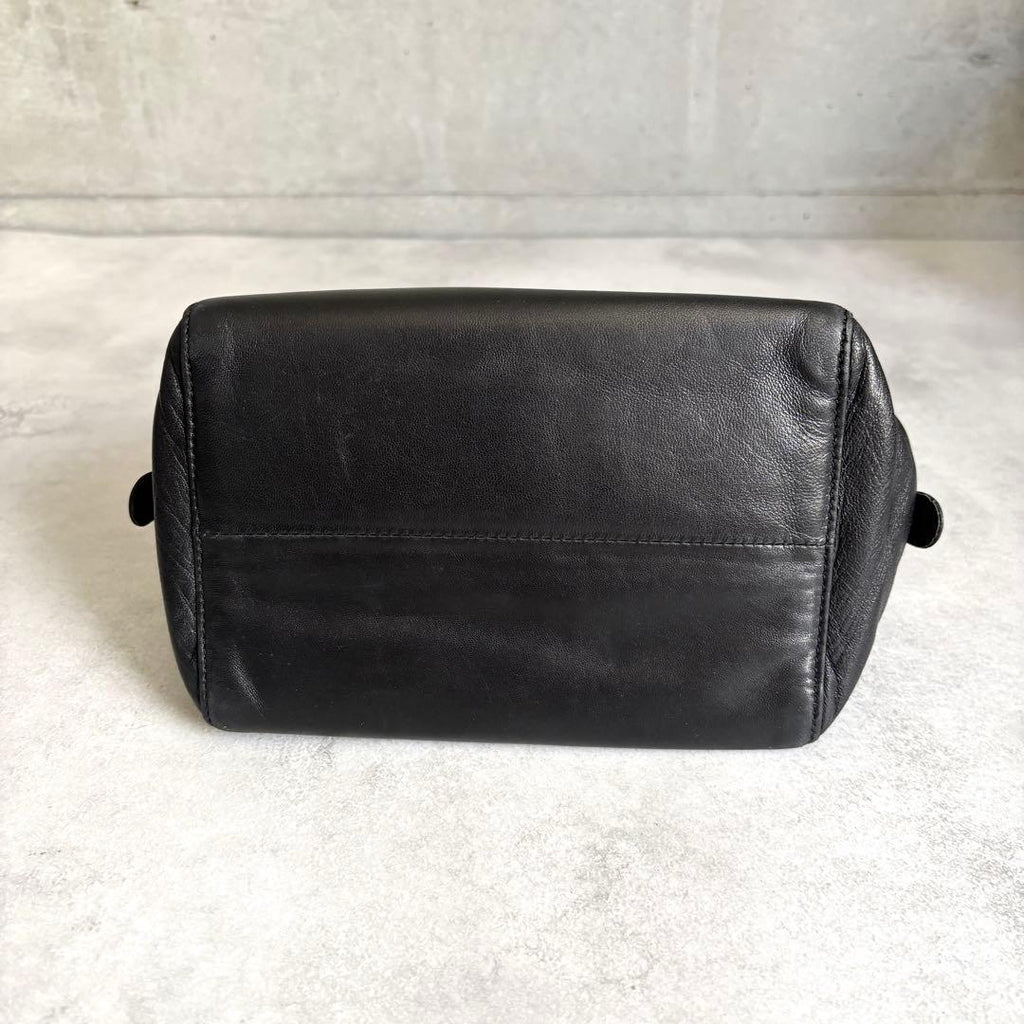 Loewe Anagram Logo Handbag Leather Black — view 8