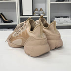 Dior D-connect Logo Rubber Leather Sneakers — view 5