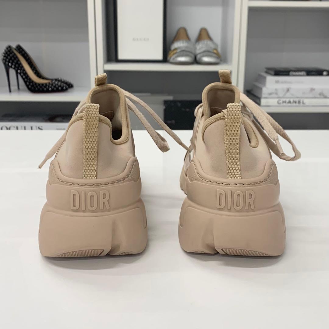 Dior D-connect Logo Rubber Leather Sneakers — view 6