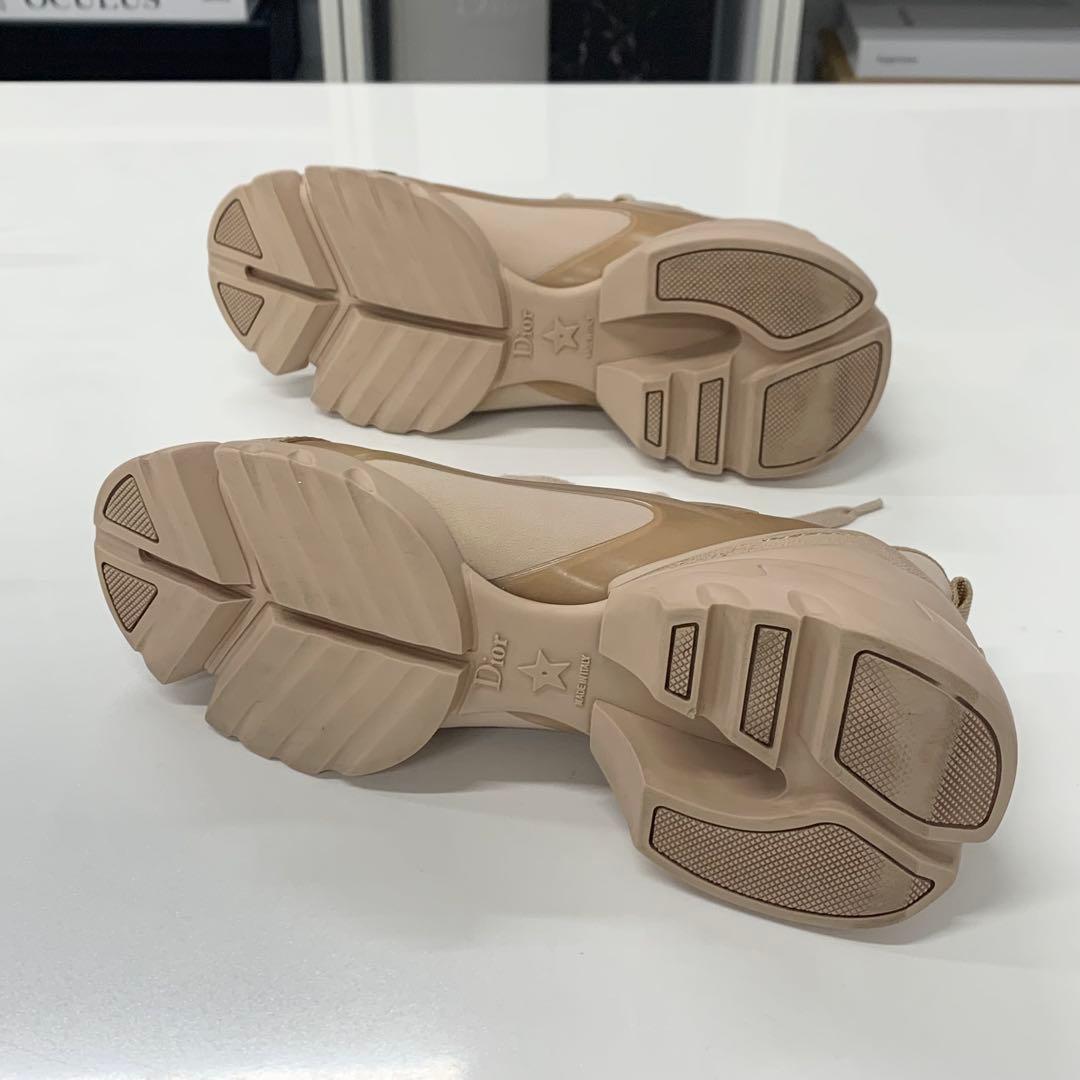 Dior D-connect Logo Rubber Leather Sneakers — view 7