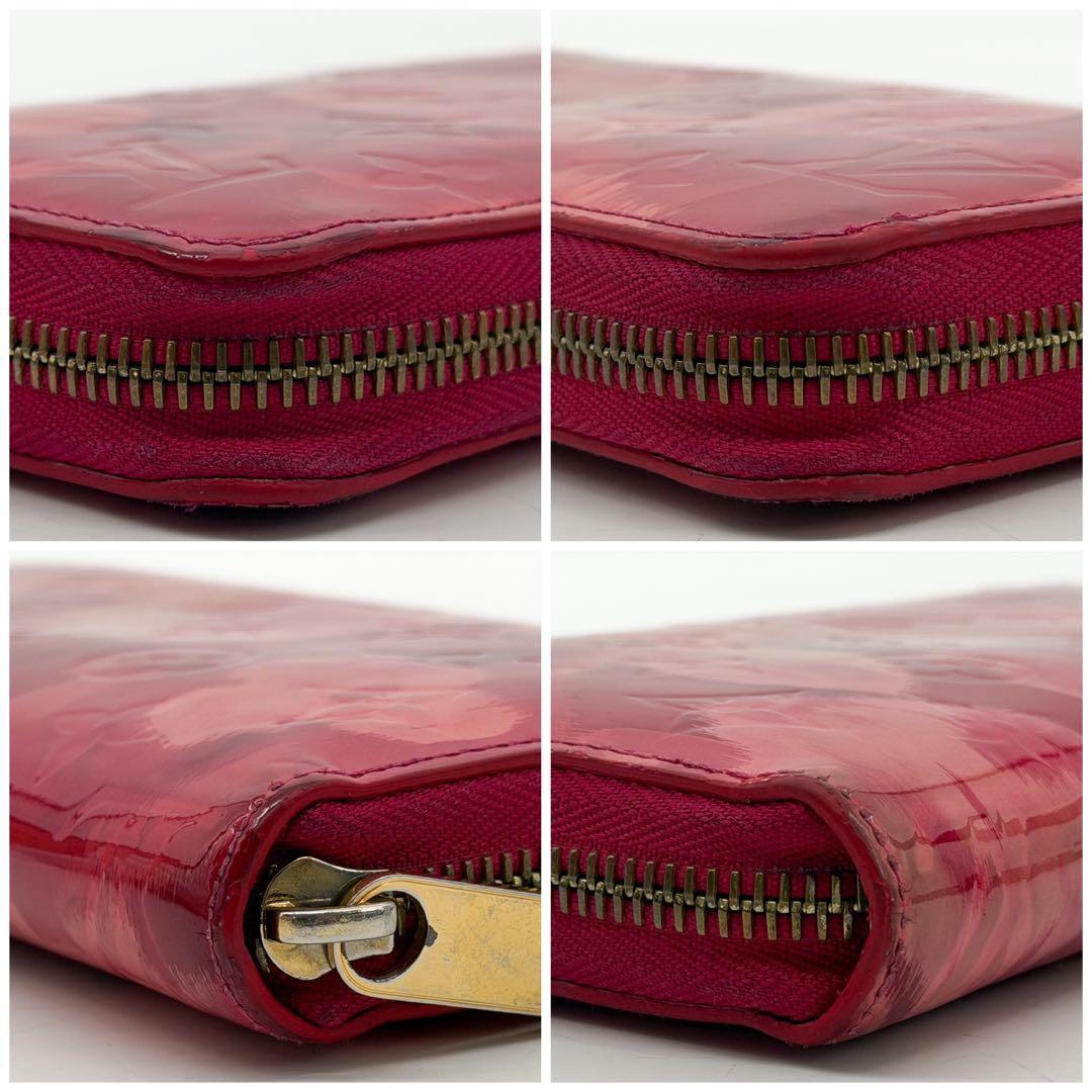 Louis Vuitton Limited Edition Zippy Wallet Vernis Ikat Flower Pink — view 5