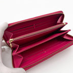 Louis Vuitton Limited Edition Zippy Wallet Vernis Ikat Flower Pink — view 6