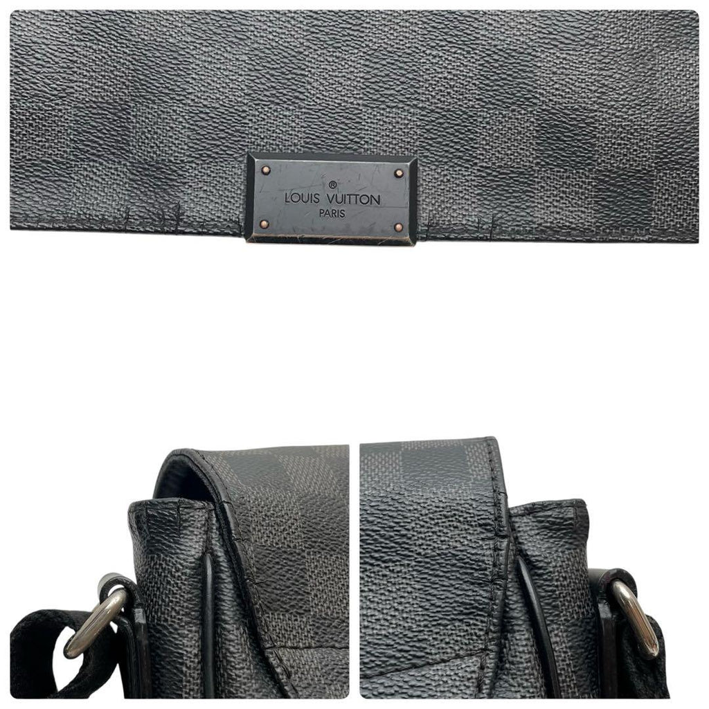 Louis Vuitton Damier Graphite District Shoulder — view 7