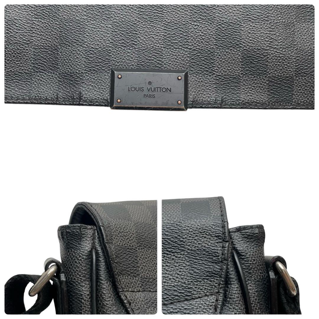 Louis Vuitton Damier Graphite District Shoulder — view 7