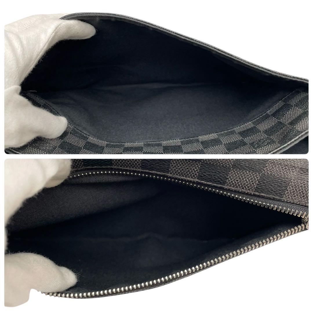 Louis Vuitton Damier Graphite District Shoulder — view 9