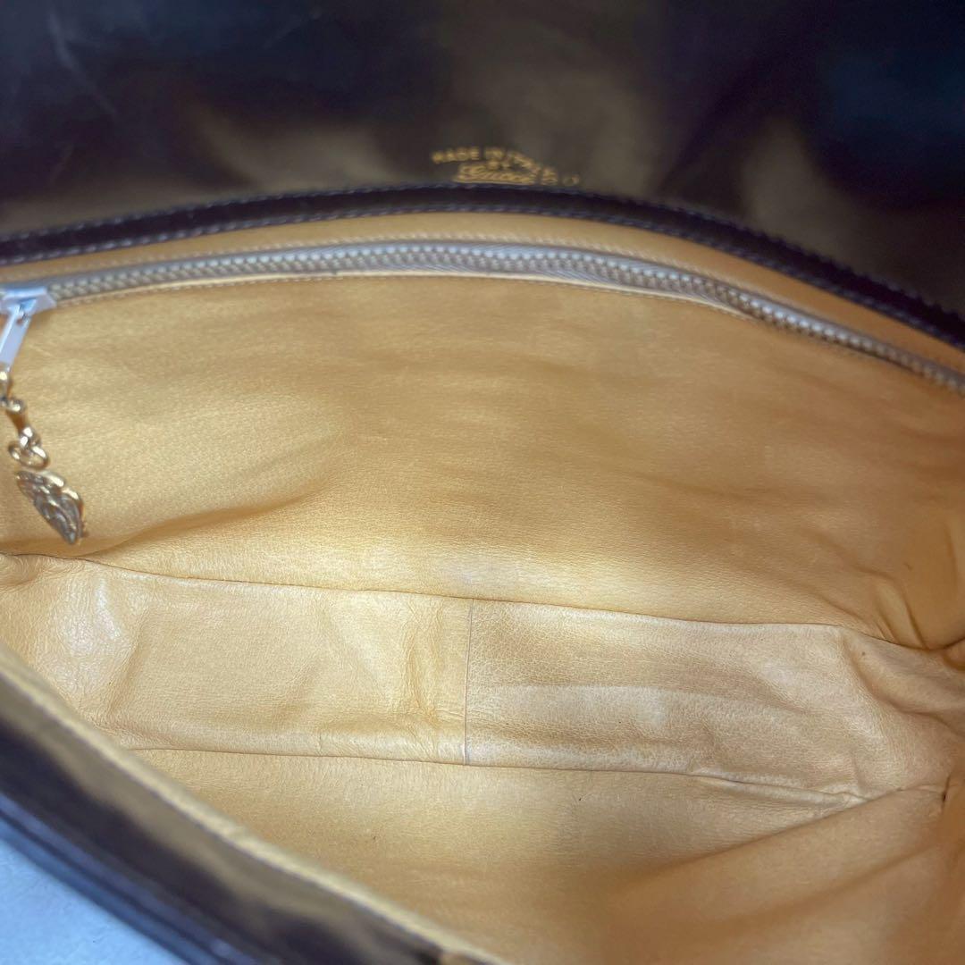 Gucci Sherry Line Shoulder Bag Suede Brown — view 5