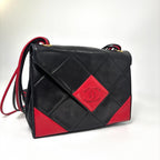 Chanel Quilted Lambskin Shoulder Bag Black — view 3