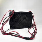 Chanel Quilted Lambskin Shoulder Bag Black — view 5