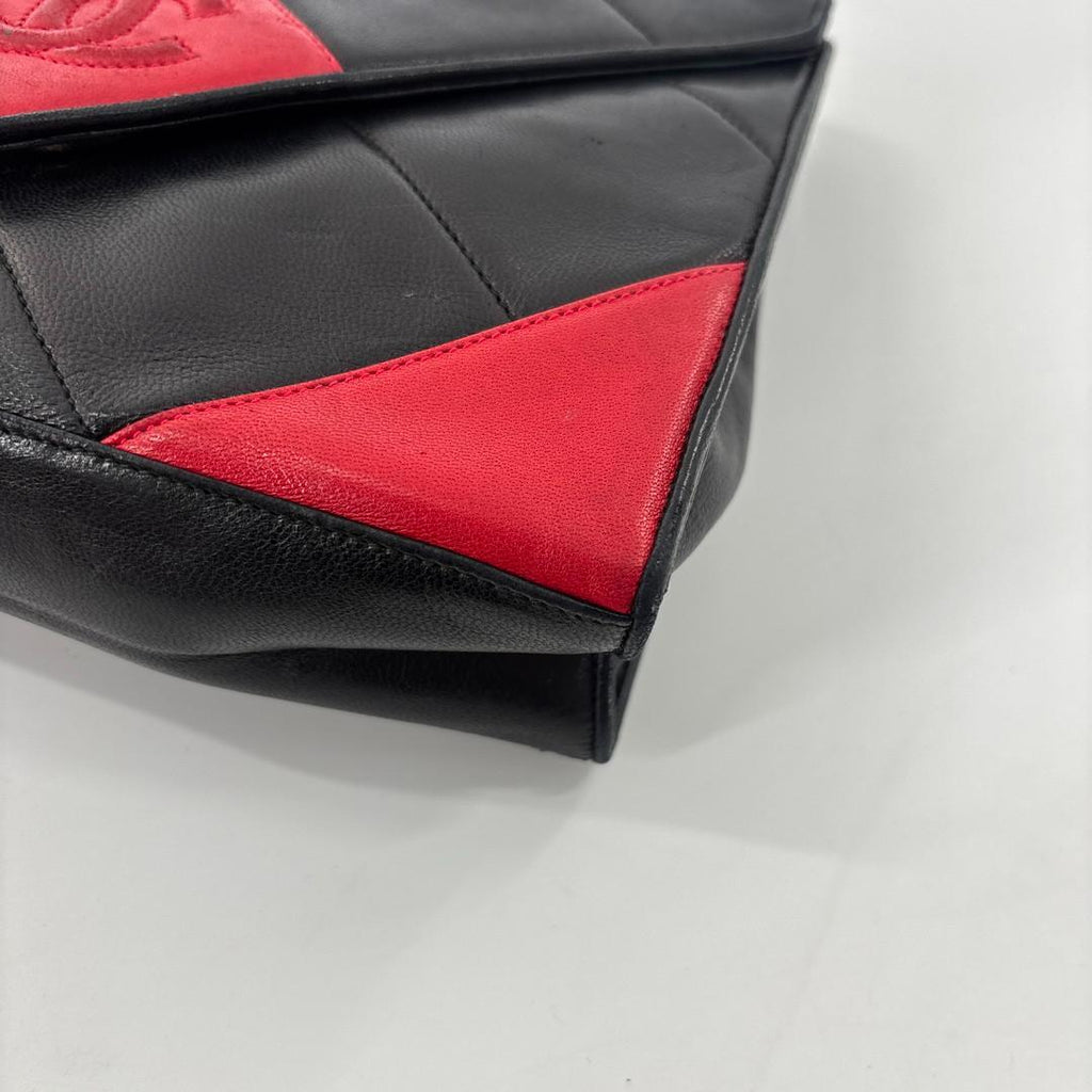 Chanel Quilted Lambskin Shoulder Bag Black — view 7