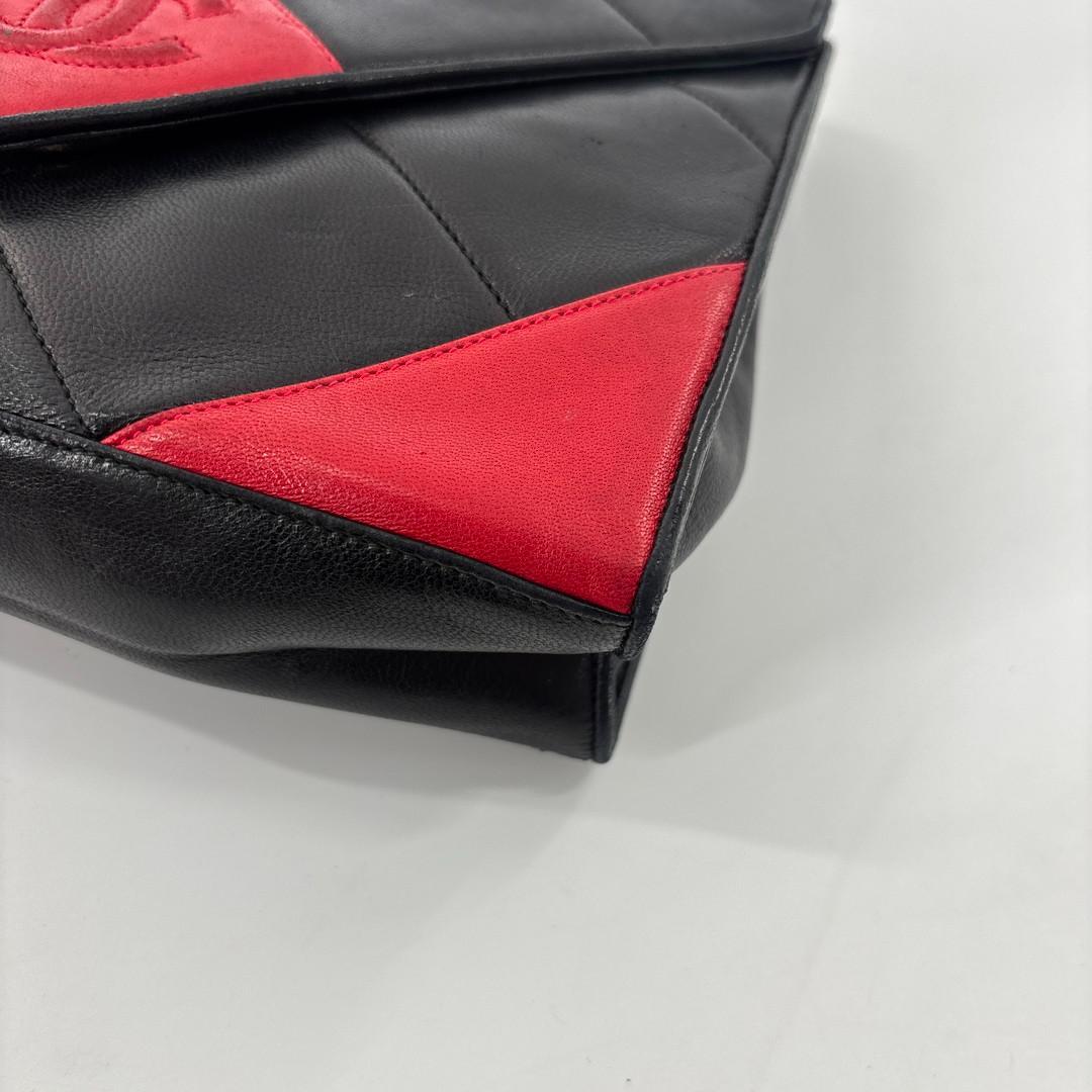 Chanel Quilted Lambskin Shoulder Bag Black — view 7