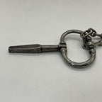 Saint Laurent Yves Key Motif Anchor Chain Necklace Metal — view 4