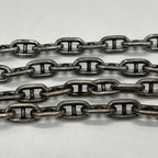 Saint Laurent Yves Key Motif Anchor Chain Necklace Metal — view 6