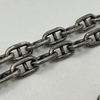 Saint Laurent Yves Key Motif Anchor Chain Necklace Metal — view 8