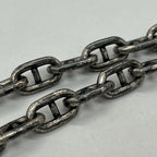 Saint Laurent Yves Key Motif Anchor Chain Necklace Metal — view 9