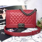 Chanel Boy Chain Shoulder Quilted — view 2