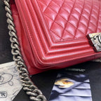 Chanel Boy Chain Shoulder Quilted — view 4