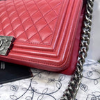 Chanel Boy Chain Shoulder Quilted — view 5