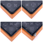 Louis Vuitton Monogram Eclipse Wallet Zippy Vertical — view 8