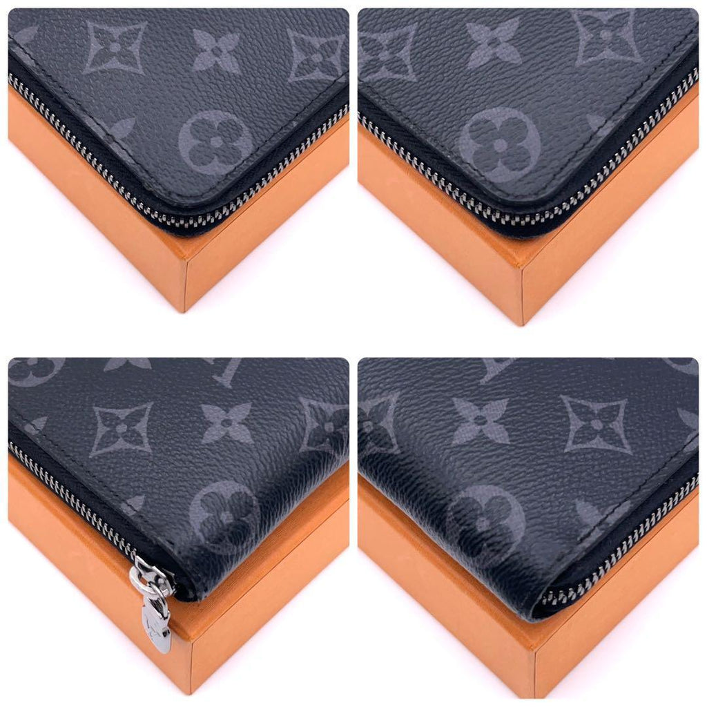 Louis Vuitton Monogram Eclipse Wallet Zippy Vertical — view 9