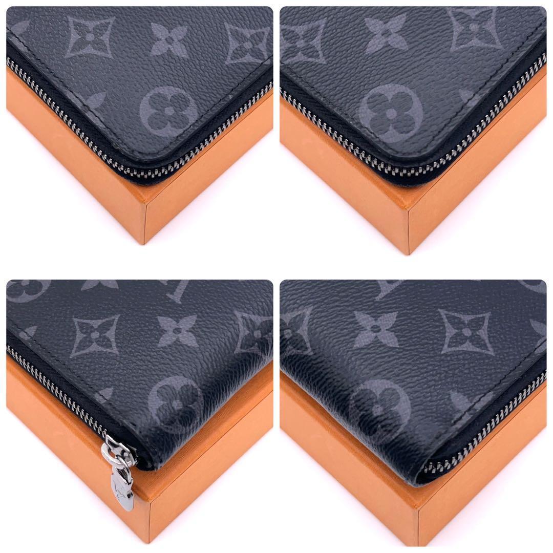 Louis Vuitton Monogram Eclipse Wallet Zippy Vertical — view 9