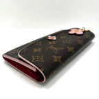 Louis Vuitton Monogram Portefeuille Emily Flower Charm Wallet — view 4
