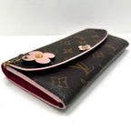 Louis Vuitton Monogram Portefeuille Emily Flower Charm Wallet — view 6