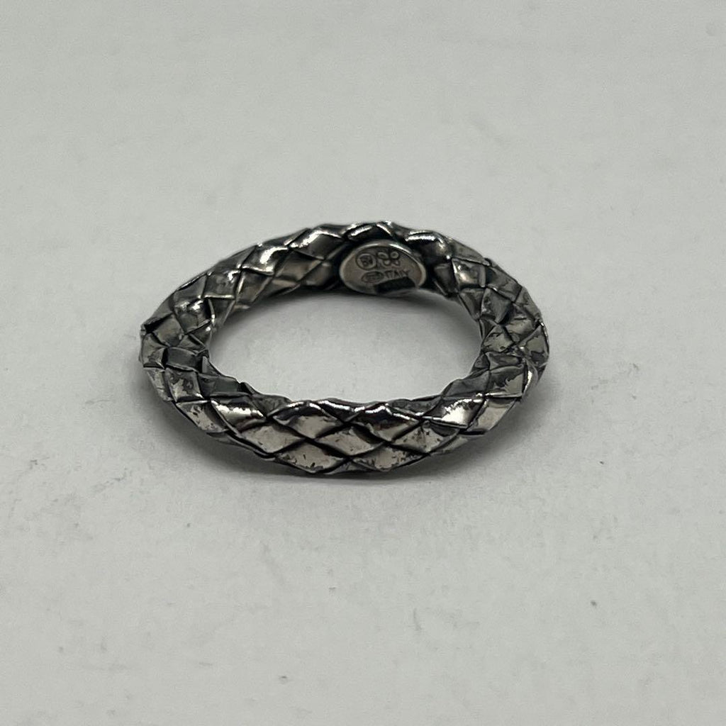 Bottega Veneta Intrecciato Ring Silver — view 2