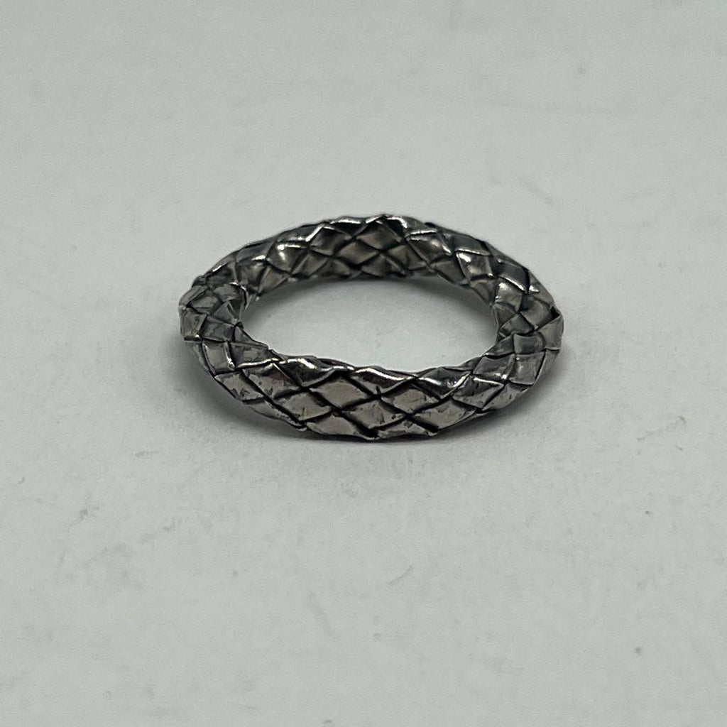 Bottega Veneta Intrecciato Ring Silver — view 4